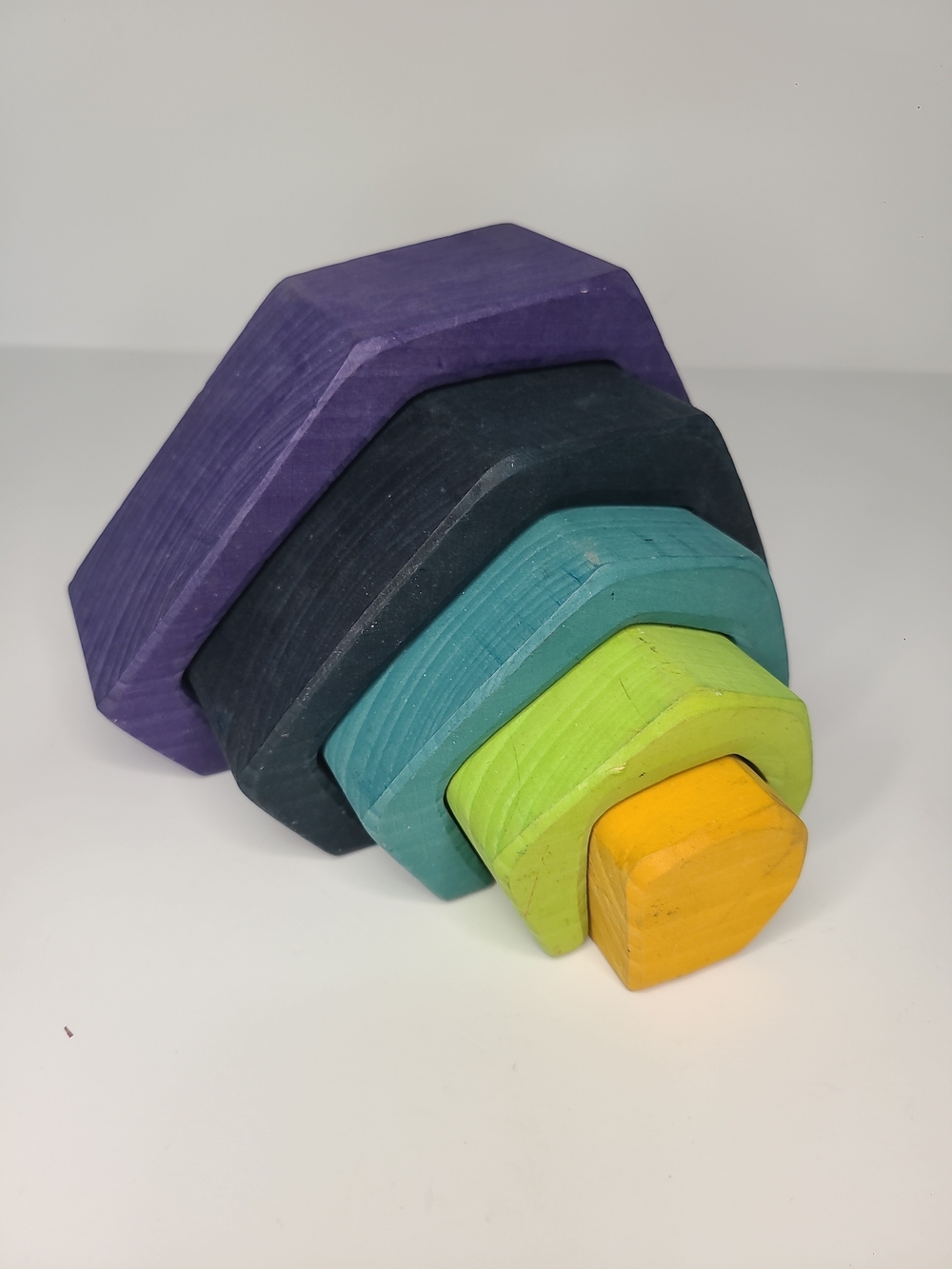 Grimm's Small Earth Cave Wooden Stacking Blocks
